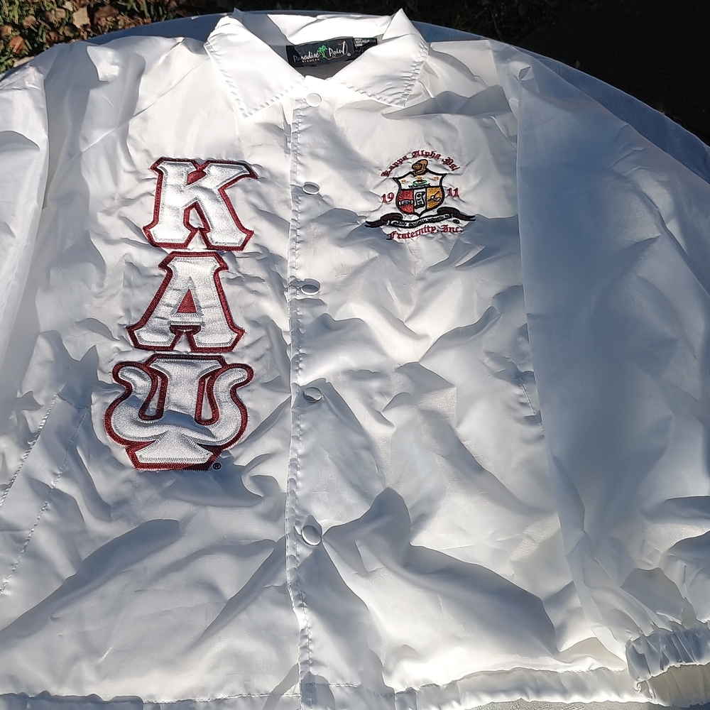 Kappa Alpha Psi White Brand New Line Jacket